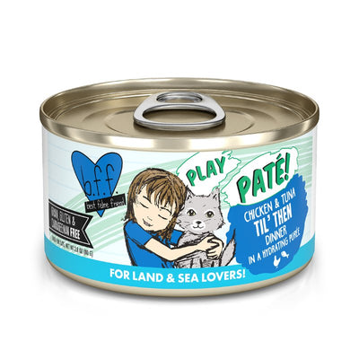 Best Feline Friend B.F.F. Play Chicken & Tuna Til' Then Pate Recipe Canned Cat Food