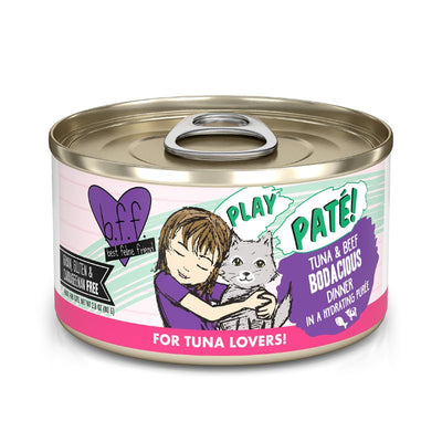 Best Feline Friend B.F.F. Play Tuna & Beef Bodacious Pate Recipe Canned Cat Food