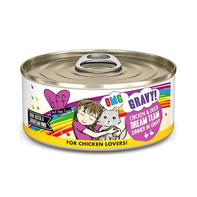 Weruva BFF OMG Gravy Chicken & Duck Dream Team Wet Cat Food