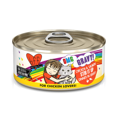Weruva BFF OMG Gravy Chicken & Salmon Stir It Up Wet Cat Food