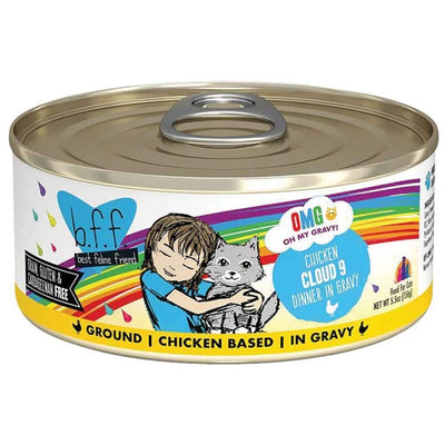 Weruva BFF OMG Gravy Chicken Cloud 9 Wet Cat Food, 5.5 oz Can