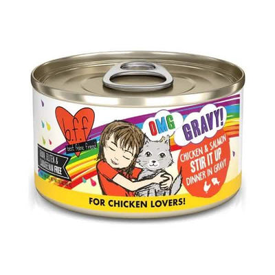 Weruva BFF OMG Gravy Chicken & Salmon Stir It Up Wet Cat Food