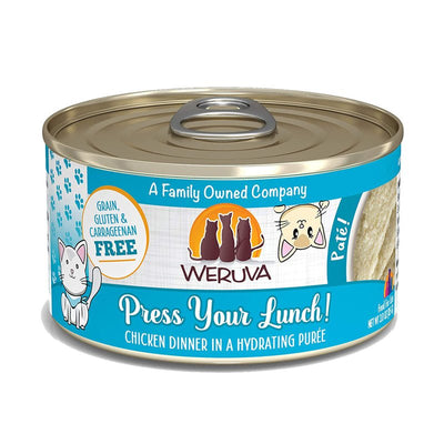 Weruva Press Your Lunch! with Chicken Canned Cat Food, 5.5 oz