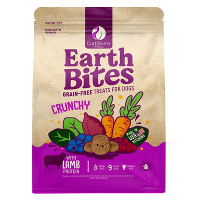 Earthborn Holistic EarthBites Crunchy Grain-Free Dog Treats with Lamb 2 lb