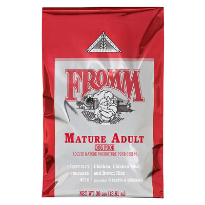 Fromm Classic Mature Adult Dog Food - Senior Dry Dog Food for Large, Medium, & Small Breeds - Chicken Recipe - 30 lb