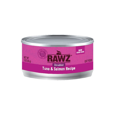 Rawz Shredded Tuna & Salmon Recipe Adult Canned Cat Food