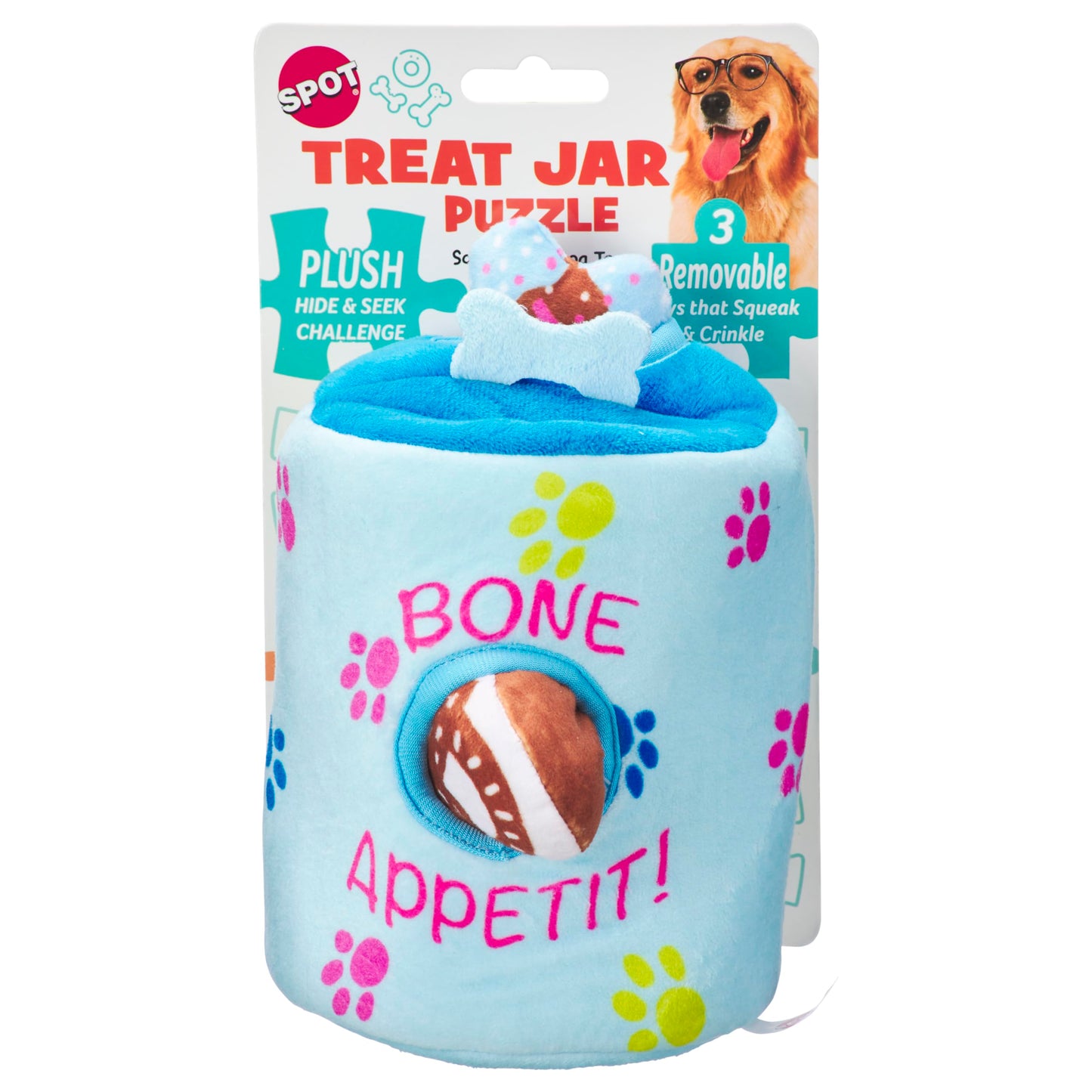 SPOT Ethical Products Treat Jar Puzzle Toy 8"