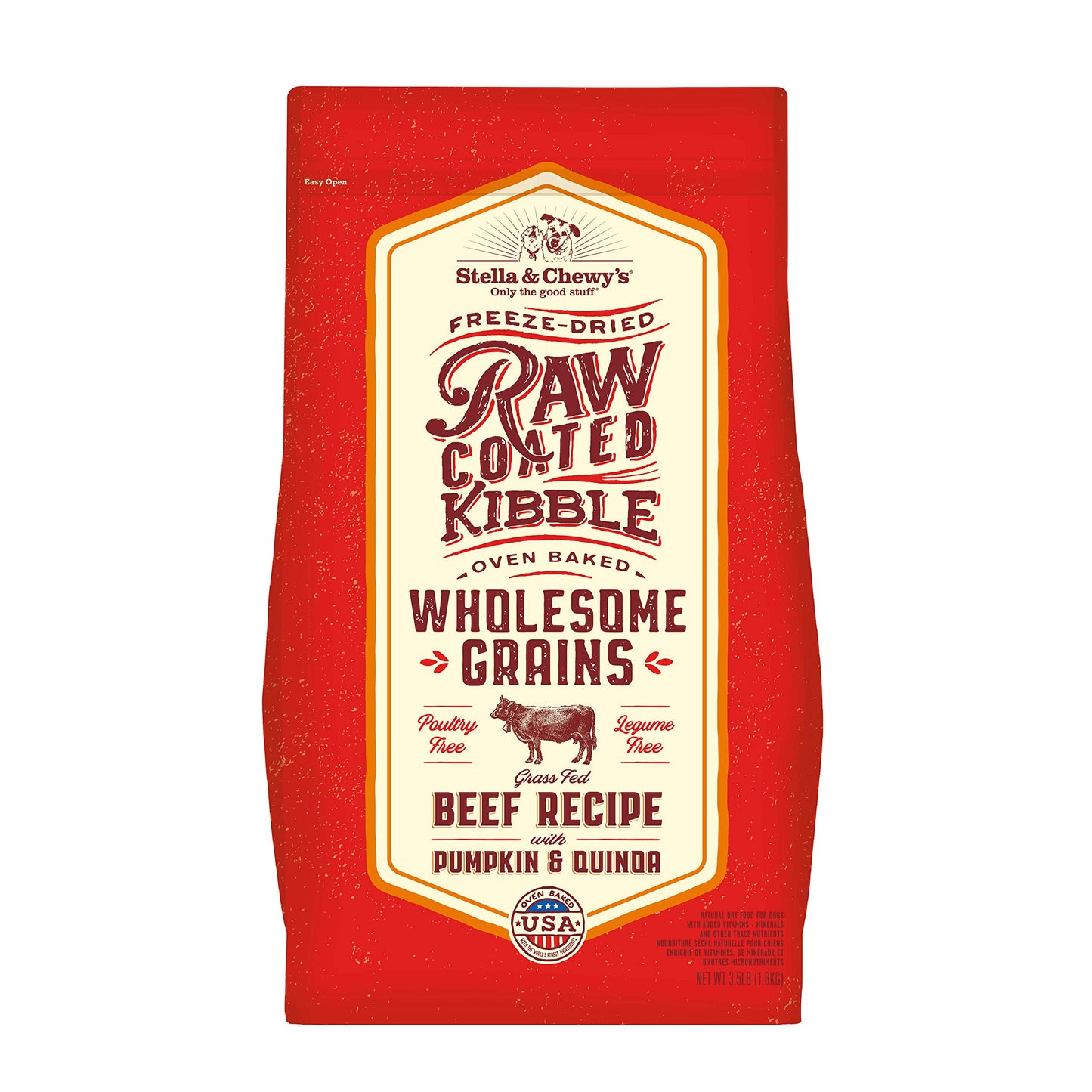 Stella & Chewy's Kibble Wholesome Grains RC Beef 3.5lb