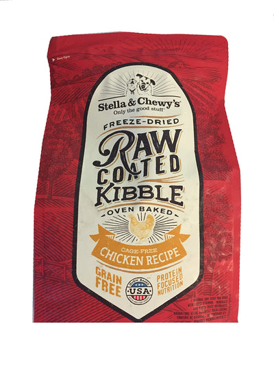 Stella & Chewy's Raw Coated Chicken Recipe Dog Food 10lb