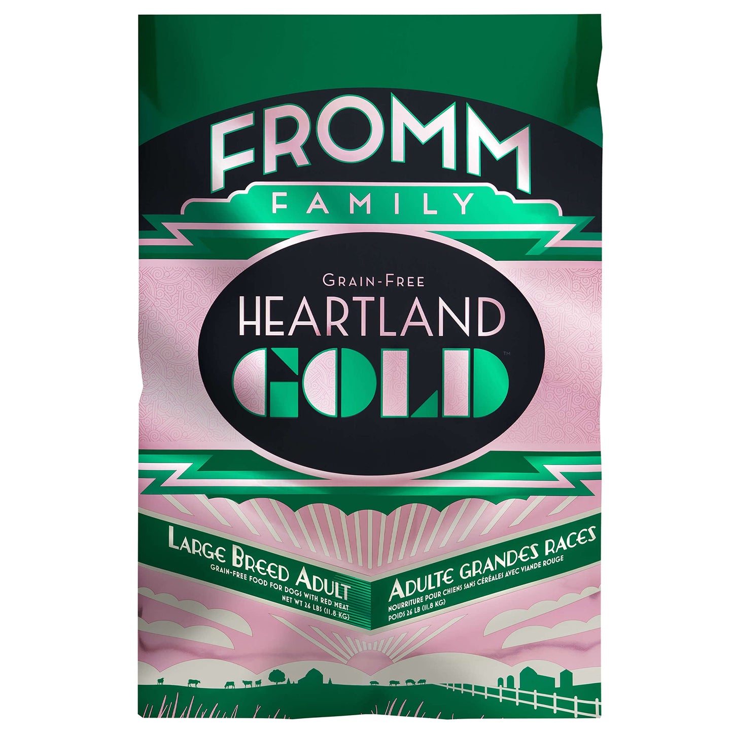 Fromm Heartland Gold Large Breed Adult Dog Food - Dry Dog Food for Large & Giant Breeds - Beef Recipe - 26 lb