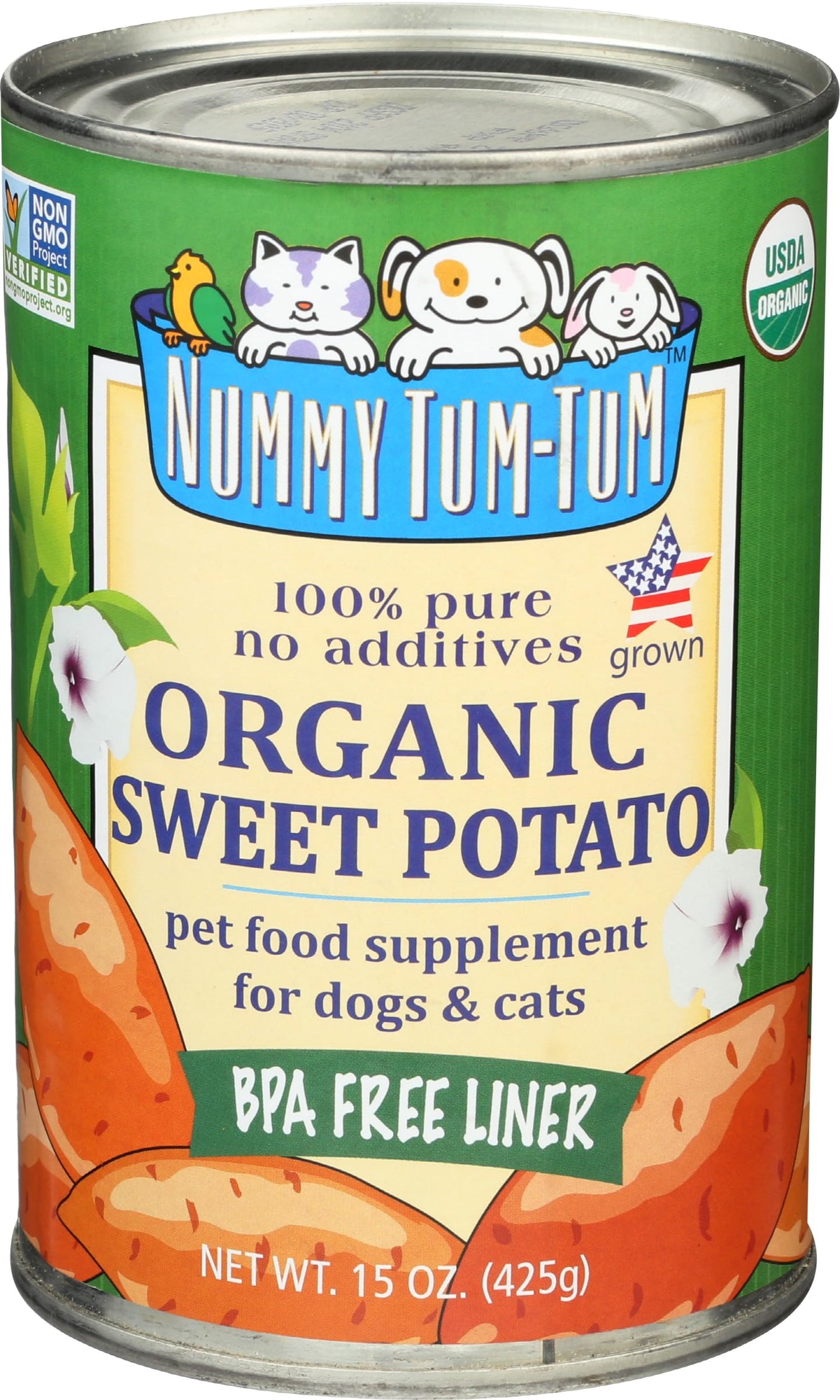 Nummy Tum Tum Pure Sweet Potato Can Dog Food Case