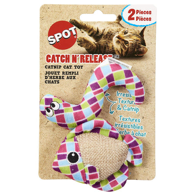 SPOT Catch N' Release Cat Toy with Catnip Assorted Figures