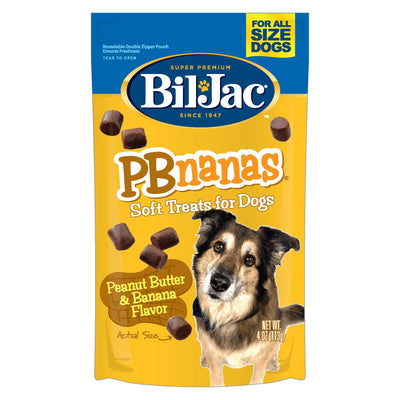 Bil-Jac PB-Nanas Dog Treats 4oz