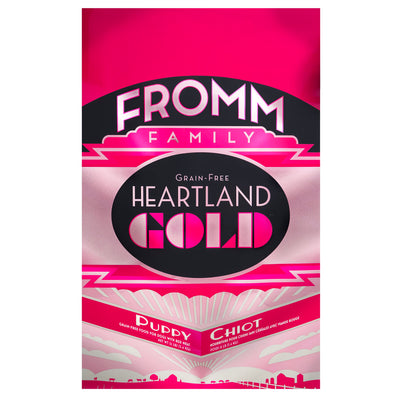 Fromm Heartland Gold Puppy Premium Dry Dog Food - Dry Puppy Food for Medium & Small Breeds - Beef Recipe - 12 lb