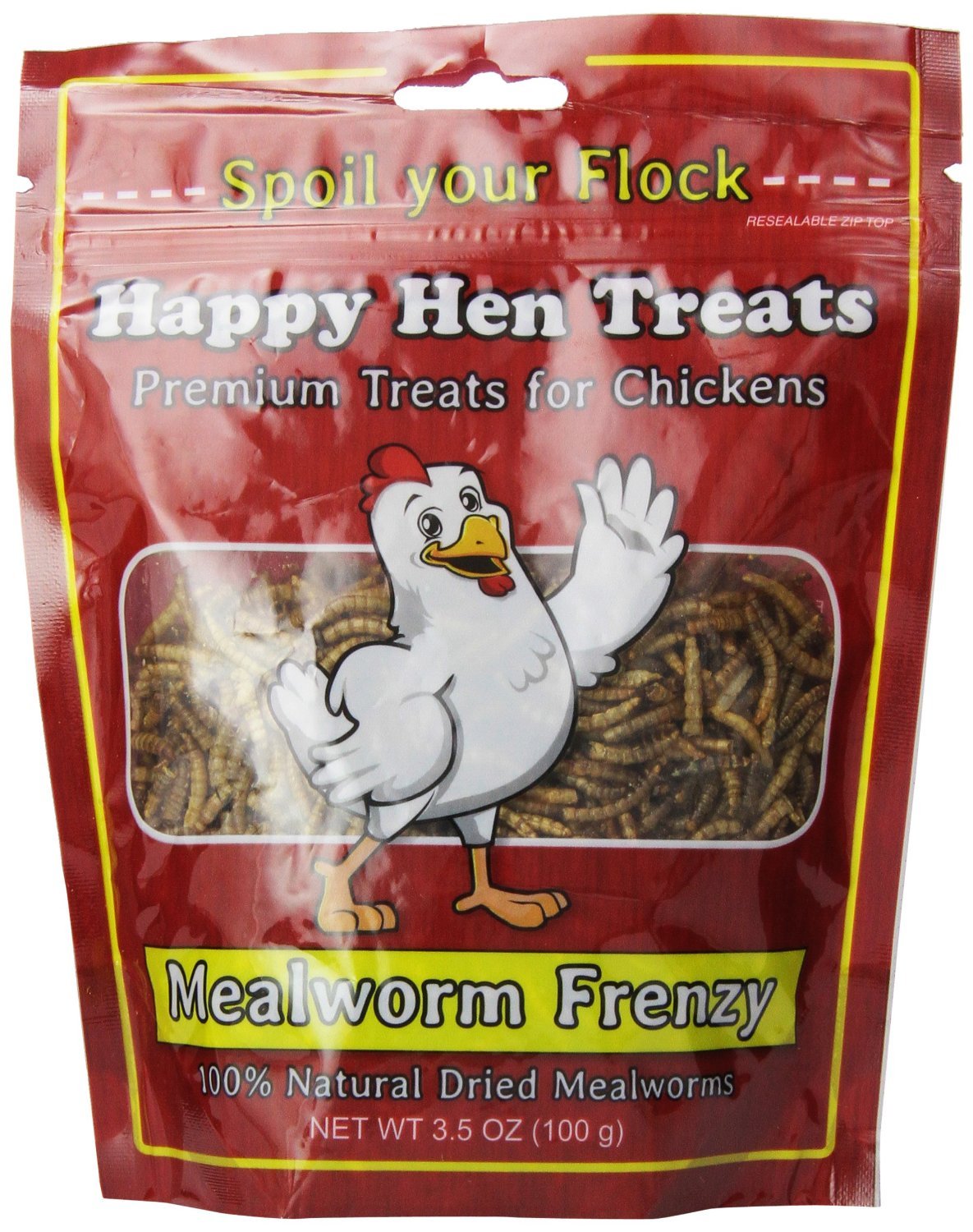 Happy Hen Treats Mealworm Treat for Pet, 3.5-Ounce