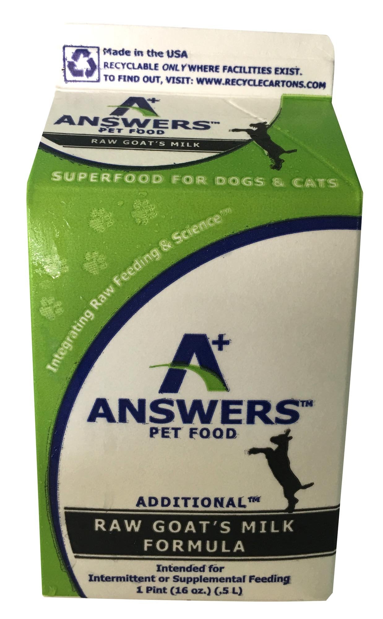 Answers Raw Milk Goat 16oz