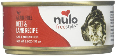 Nulo Cat Grain-Free Wet Cat Food - Beef & Lamb - 24 X 5.5Oz