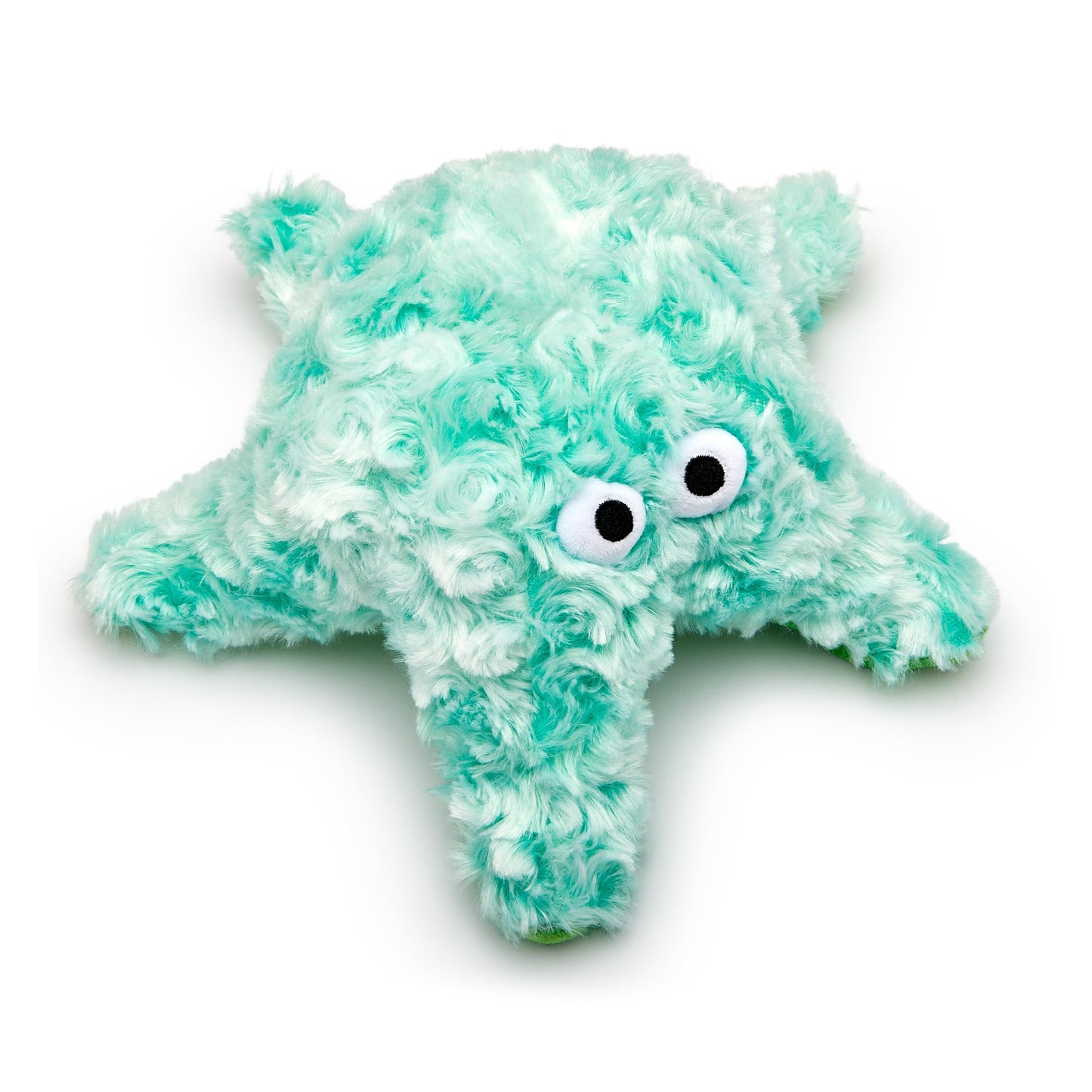 Gor Pets Plush Starfish Crinkle Dog Toy - Soft & Cuddly Squeaky Toy for Puppies, Small, and Medium Dogs - Durable, Safe, & Stuffed Puppy Toy - Perfect for Snuggling & Interactive Play - XS, Green