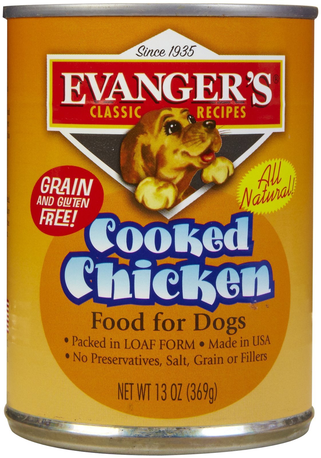 Evanger'S All Natural Cooked Chicken For Dogs, Case Of 12