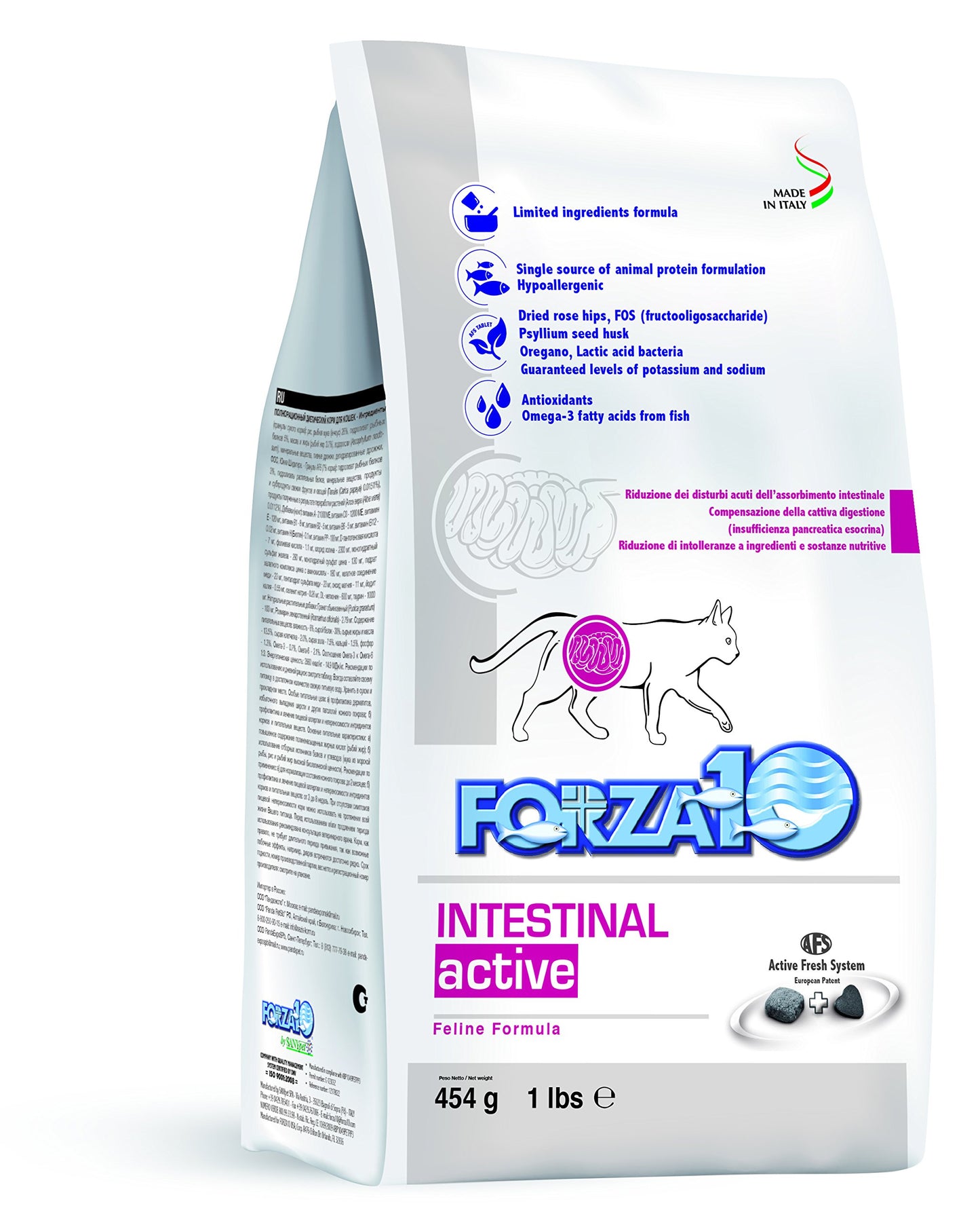 Forza 10 SANYPET FORZA10 Active Line Intestinal Dry Cat Food 1lbs