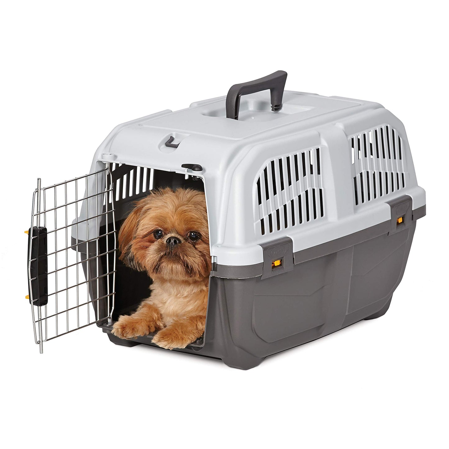 MidWest Homes for Pets Skudo Plastic Carrier, 22-Inch Ideal for XS Dog Breeds with an Adult Weight up to 12 Pounds