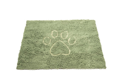 Dog Gone Smart Dirty Dog Microfiber Paw Doormat - Muddy Mats For Dogs - Super Absorbent Dog Mat Keeps Paws & Floors Clean - Machine Washable Pet Door Rugs with Non-Slip Backing | Medium Sage Green