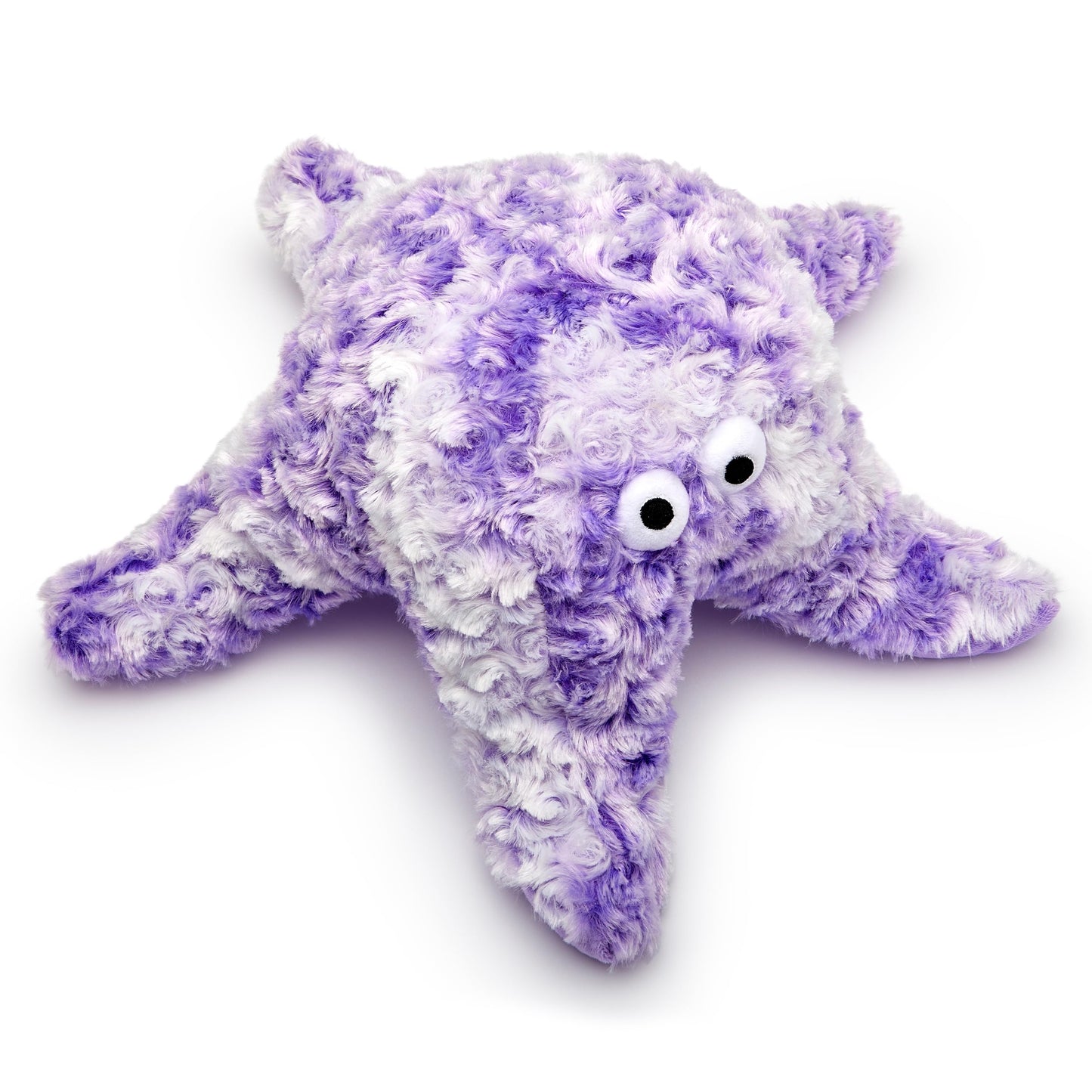 Gor Pets Plush Starfish Crinkle Dog Toy - Soft & Cuddly Squeaky Toy for Puppies, Small, Medium, and Large Dogs - Durable & Safe Puppy Toy - Perfect for Snuggling & Interactive Play - Small, Purple