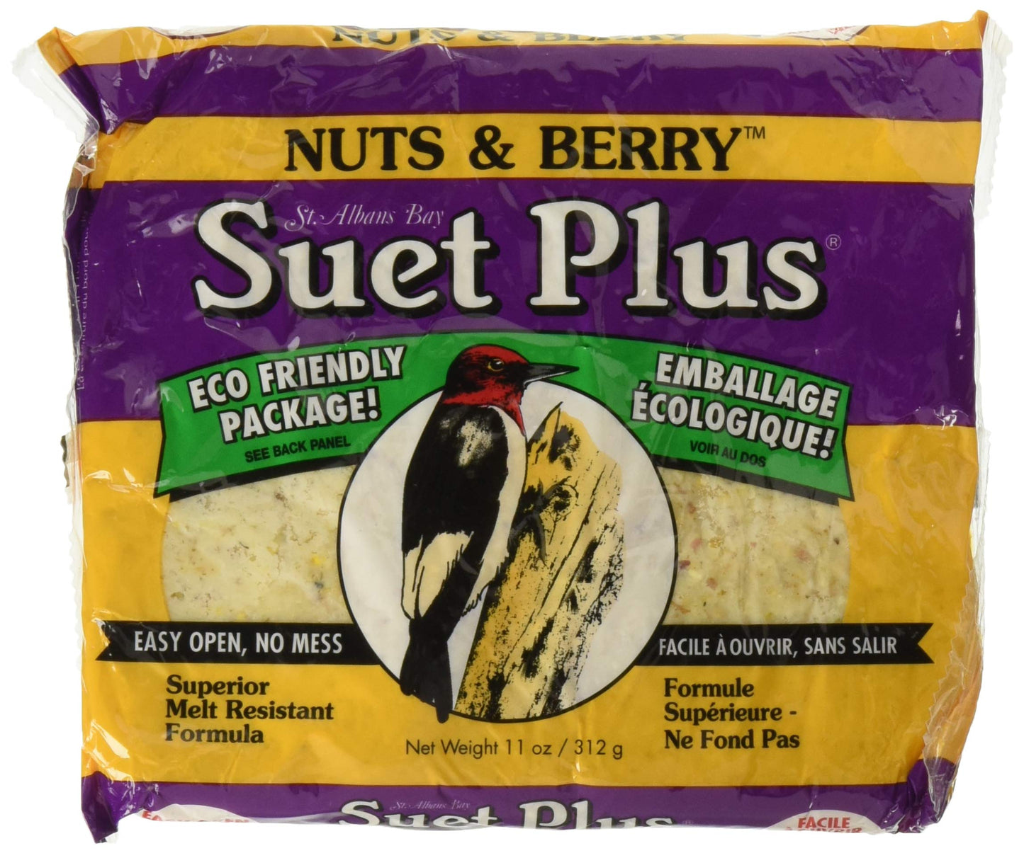 Wildlife Sciences Suet Plus Nuts and Berry Blend Feeder