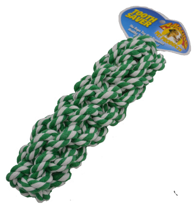 Amazing Pet Products Retriever Rope Dog Toy, 7.5-Inch, Green