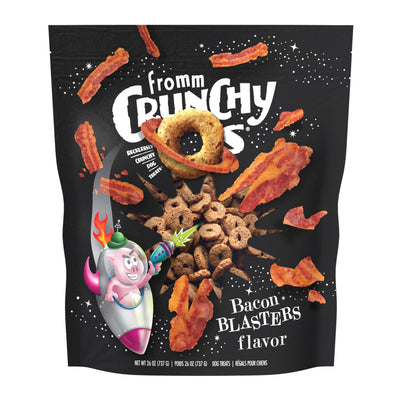 Fromm Crunchy Os Bacon Blasters Flavor Dog Treats - Premium Crunchy Dog Treats - Bacon Recipe - 26 oz