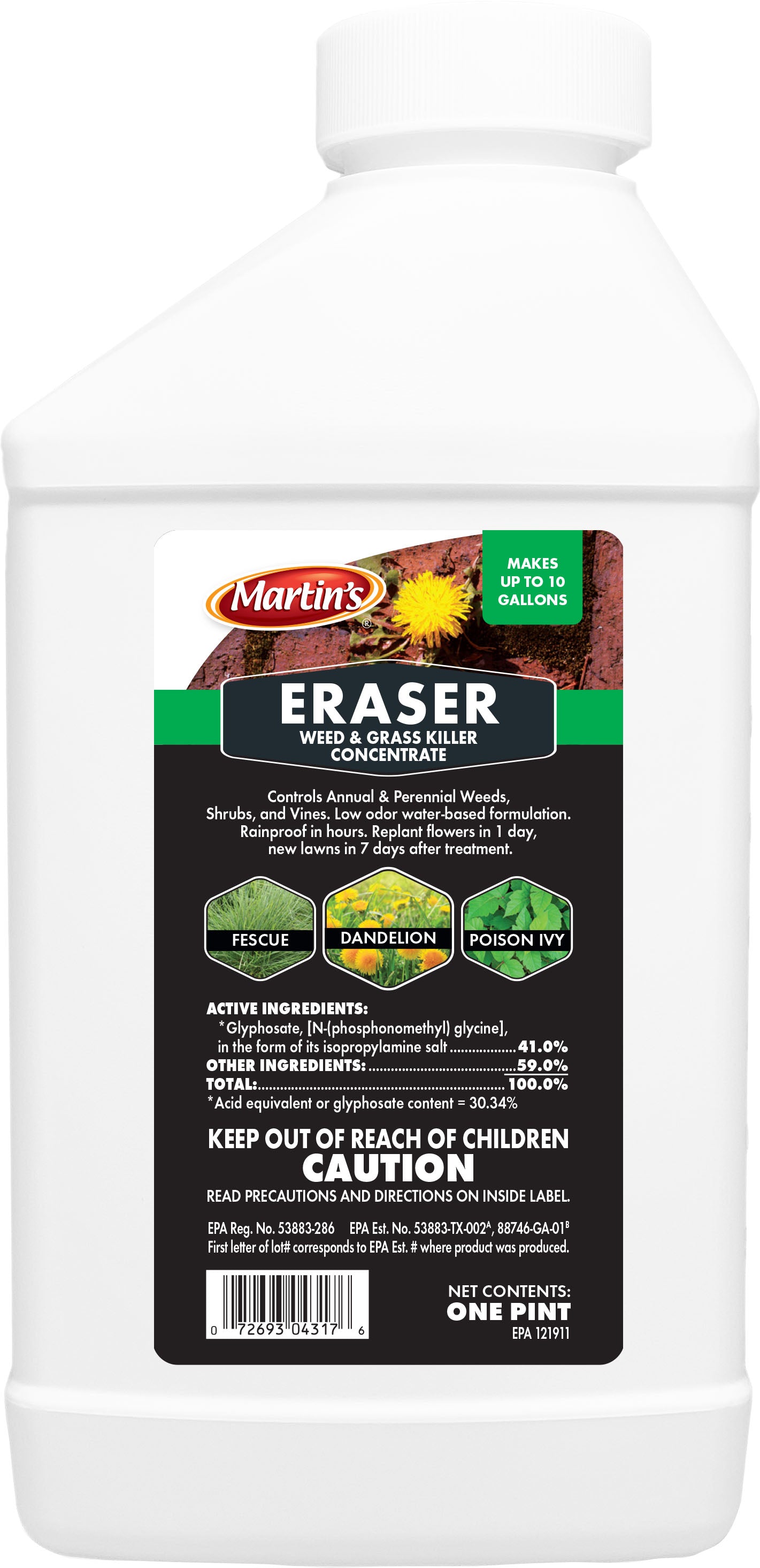 Martin'S Eraser Weed And Grass Killer Concentrate (Pack Of 12)