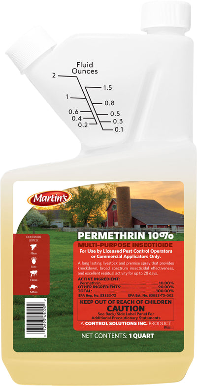 Martin'S Permethrin 10% Multi-Purp Insecticide (Pack Of 12)