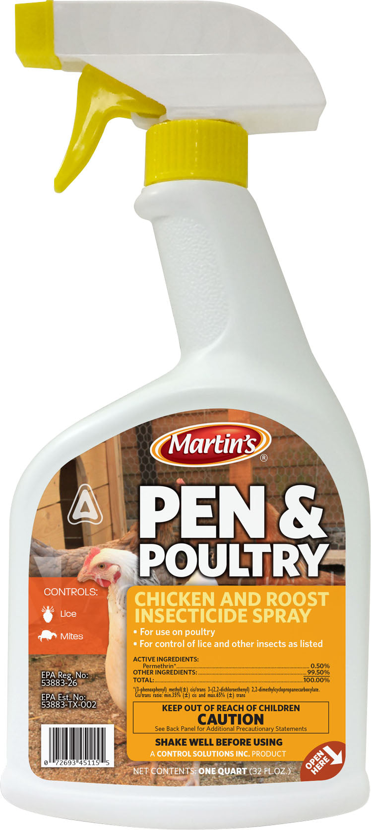 Martin'S Pen & Poultry Chicken Insecticide Spray (Pack Of 12)