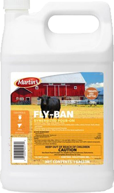 Martin'S Fly-Ban Synergized Pour-On (Pack Of 2)