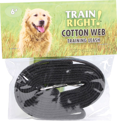 Train Right! Cotton Web Training Leash