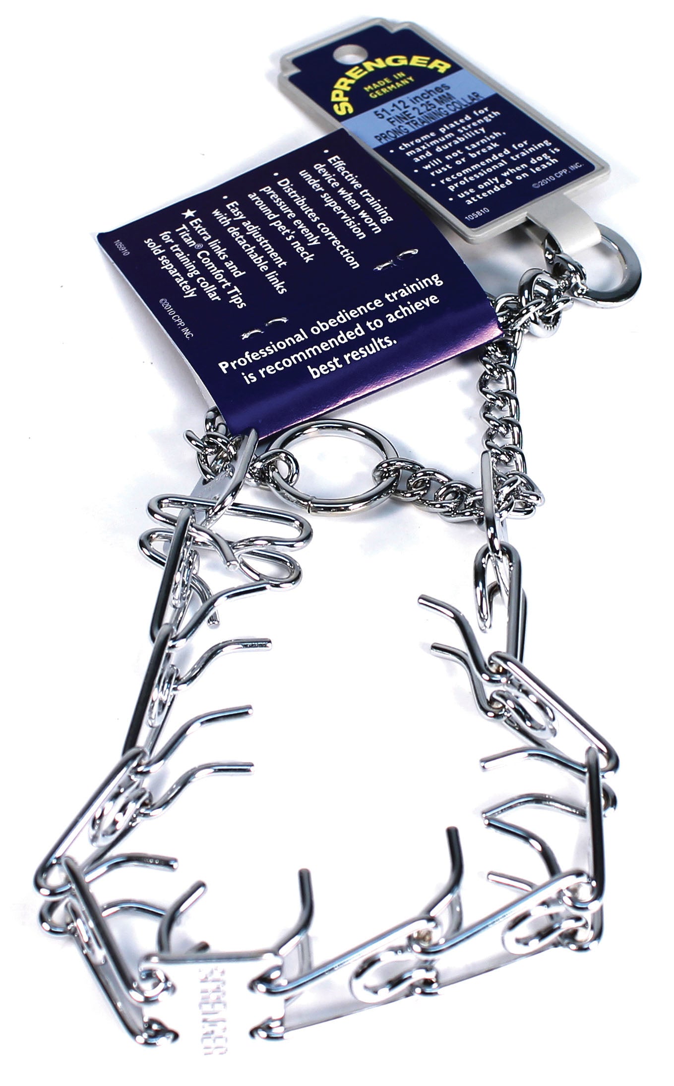 Herm Sprenger Ultra Chrome Prong Training Collar