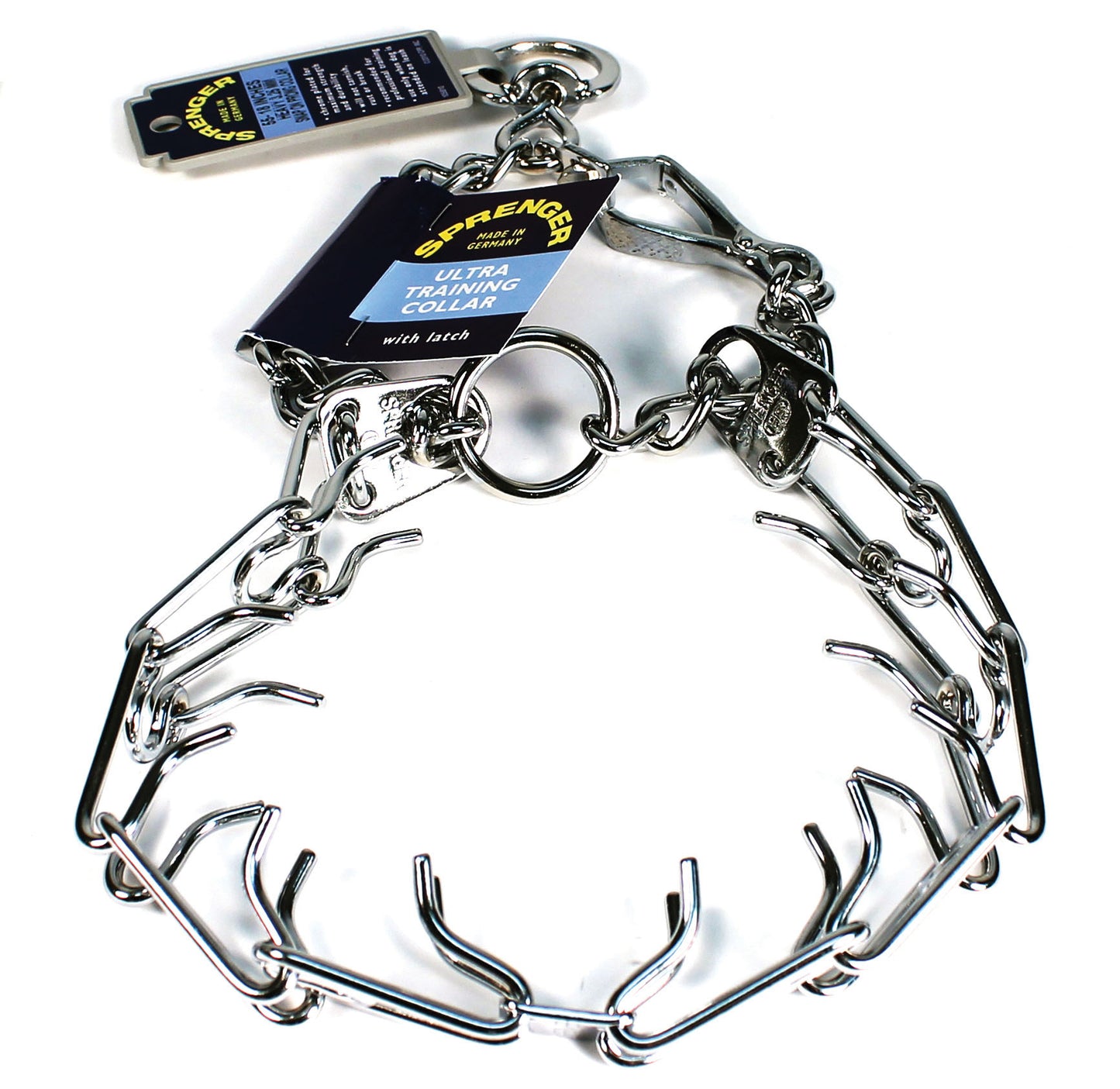 Herm Sprenger Ultra Chrome Prong Collar W/Latch
