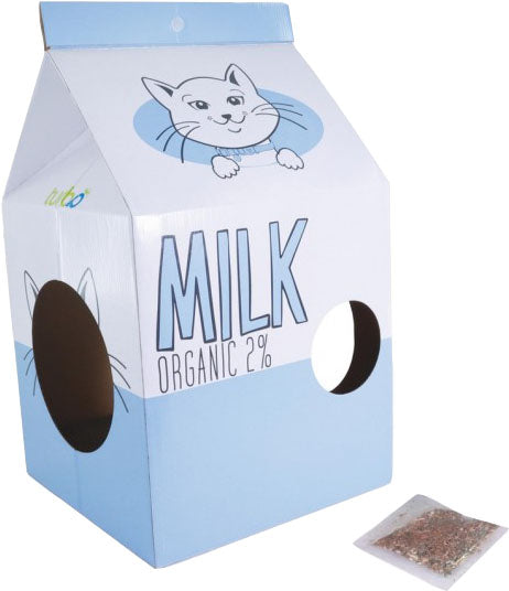 Turbo Milk Carton Cat Scratcher