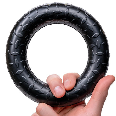 Monster K9 Indestructible Chew Ring - Lifetime Replacement - Ultra Durable Dog Toy for Aggressive Chewers - Chew, Tug, & Fetch - Best Tough Dog Toy for Medium & Large Breeds - Made in USA - 6.5in