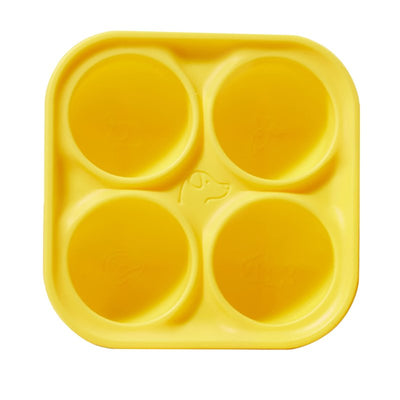 WOOF Pupsicle Treat Tray Mold, Small 10-25 lbs, Silicone Molds for Dog Treats, Dishwasher Safe, Reusable Treat Tray, Freeze Refill Treats For The Pupsicle Toy