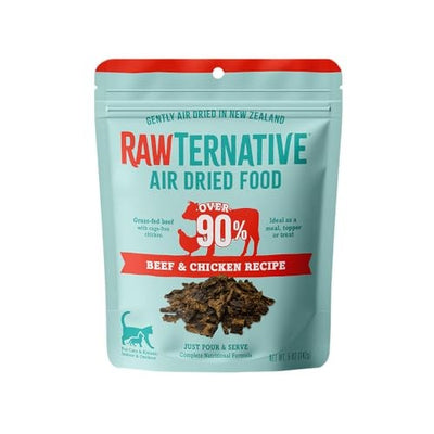 Grandma Mae's Country Naturals RawTernative Air-Dried Cat Food, Beef & Chicken Recipe, 5 oz
