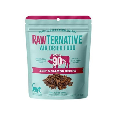 Grandma Mae's Country Naturals RawTernative Air-Dried Cat Food, Beef & Salmon Recipe, 5 oz