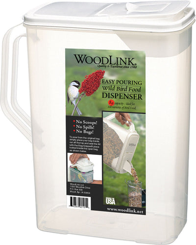 Dual-Pour Plastic Storage Container