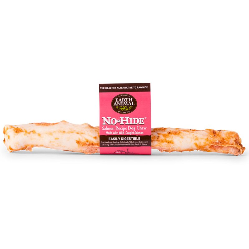 EARTH ANIMAL No-Hide Large Salmon Flavored Rolls Natural Rawhide Alternative Dog Chew Treat for Large Dogs - 1 Chewsâ€¦