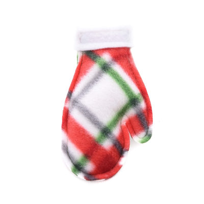 Colorado Kitty Pot Kitten's Mitten Holiday Toy - 3" x 5" Fleece Mitten Filled with Organic Catnip - Poly Bag with Header Card