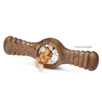 Benebone Pawplexer Interactive Treat Dispensing Tough Dog Puzzle Chew Toy, Made in USA, Large, Real Bacon Flavor