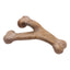 Benebone Puppy Wishbone Dog Chew Toy, Made in USA, Real Bacon Flavor, Small