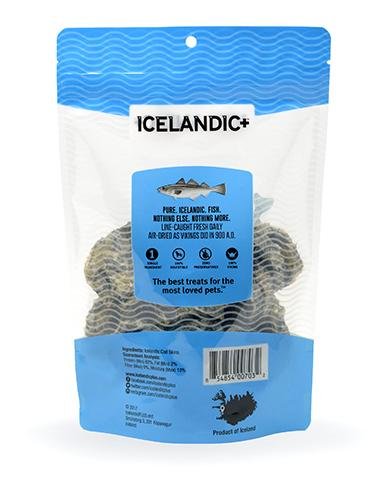 Icelandic+ Cod Skin Rolls Dog Treat 3-oz Bag