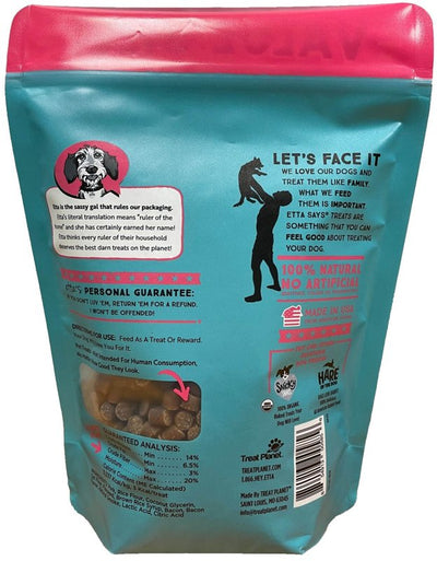 etta says! Training Treats - All Natural Pork and Bacon Soft Treats for Dogs - Made in The USA (16 Oz Pack of 1)