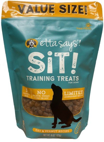 etta says! Training Treats - All Natural Peanut Butter Soft Treats for Dogs - Made in The USA (16 Oz Pack of 1)